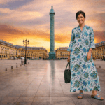 VESTIDO ESTAMPADO AZUL